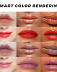 Plumping Lip Oil, 4PCS Hydrating Lip Glow Gloss Moisturizing Tinted Lip Balm Lasting Nourishing Protects Soothes, Comforts Transparent Lip Care Toot, Natural Ingredients Non-sticky Big Brush Glitter Primer Lip Tint (SET A)