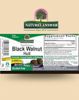 Nature's Answer Black Walnut Green Hull Extract 1oz - Alcohol-Free, Gluten-Free, Kosher - Black Walnut, Wormwood Black Walnut Clove Parasite Cleanse - Detox & Liver Support, Digestive Cleanser