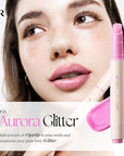 Nature Republic HONEY MELTING LIP GLITTER (13 AURORA) SOFT LIP STICK Hydrating Gloss, Moisturizing balms, Shine Glimmer Finish, Shimmery-Sheer tint, korean make up