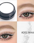 Erinde White Matte Eyeshadow Palette, Single White Pressed Powder Eye Shadow, Ultra-Blendable, Pigmented Color, Long Lasting, Halloween Blood Makeup Base, Cruelty-Free & Vegan