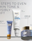 RoC Multi Correxion 5 in 1 Anti-Aging Daily Face Moisturizer with Broad Spectrum SPF 30 & Shea Butter, Skin Care Routine, (1.7 oz) with Night Cream Packette (Packaging May Vary)