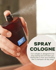 Dr. Squatch Natural Cologne for Men - Scent-Lock Technology and Sustainably-Sourced Ingredients - Glacial Falls Cologne (1.7 fl oz)