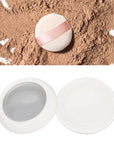 Dioche Loose Powder Container with Puff Sifter Lids,