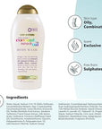 OGX Extra Creamy + Coconut Miracle Oil Ultra Moisture Body Wash, 19.5 Fl Oz (Pack of 2)