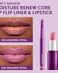 COVERGIRL Simply Ageless Lip Flip Liner, Amazing Petal, Pack of 1