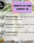 Naturevibe Botanicals Comfrey Oil 32 Ounces | 100% Pure and Natural | Great for Skin Care and Hair Care