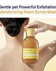 ILLIYOON Fresh Moisture Body Scrub Wash 400ml(13.53 Fl Oz) Vitamin C, walnut shell and soft grape seed powder, Exfoliating Scrub for Silky Smooth Skin