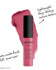 NYX PROFESSIONAL MAKEUP Soft Matte Lip Cream, Lightweight Liquid Lipstick - Milan (Dark Pink-Brown)