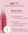 MCoBeauty Lip Oil Hydrating Treatment, Sheer Cruelty