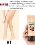 Legs Makeup Waterproof with Brush - No Transfer Body Concealer for Varicose Veins Appearance, Tattoo & Scar Cover Up for All Skin Tones, Waterproof (Fairest)
