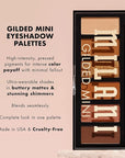 Milani Gilded Mini Eyeshadow Palette with 6 Matte & Shimmer Hues - The Wine Down