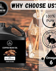 Naturevibe Botanicals Coffee Bean Oil 32 Ounces | 100% Pure and Natural | Great for Skin Care and Hair Care