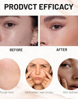 2 In 1 Anti Wrinkle Foundation Stick, Korea Flawless Eraser Foundation Stick- Hydrating Lightweight, Double Head Foundation Make Up Stick with Brush,Multi-Use Face Makeup Contour Stick (Natural,2pcs)