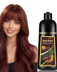 Brown Hair Dye Shampoo, Hair Color Shampoo for Women Men, Long Lasting Cherry Brown Hair Dye, Colors in Minutes, Champu Para Pintar el Cabello, 16.90 Fl Oz