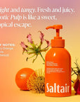 Saltair Body Wash, Exotic Pulp 2-Pack. Moisturizing Body Cleanser with Monoi Oil and Cupuacu Butter. Luxury Shower Gel for Women. Vegan, Cruelty-Free, Paraben-Free. 2x 17oz Pump Bottles.