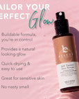 Face Tanner Serum - Fair to Medium Sunless Tanner for Face Sunless Tanner with Hyaluronic Acid - Self Tanner for Face Self Tan - Natural Face Tanner for Face Self Tanner