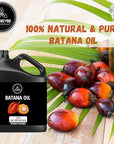 Naturevibe Botanicals Batana Oil 32 Ounces | 100% Pure and Natural | Great for Skin Care and Hair Care