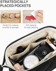 Telena puffer makeup bags for