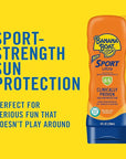 Banana Boat Sport SPF 60 Sunscreen Lotion, 8oz, Banana Boat SPF 60 Lotion, Oxybenzone Free, High SPF , Water-Resistant Sunscreen, 8oz