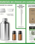HIQILI Eucalyptus Essential Oil for Spray, Diffuser & Skin, 100% Pure Undiluted - 16 Fl Oz