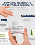 Urea Cream 40 Percent for Feet Maximum Strength, Urea Cream 40% Plus Salicylic Acid 2%, Foot & Hand Cream for Dry Cracked