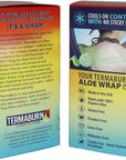 Aloe Wrap for Sunburn Relief – New Hydro-Gel After Sun Organic Aloe Skin Treatment for Long-Lasting Relief from Pain, Itching, and Peeling. Made in The USA with 100% certified organic Aloe