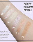 Baked Highlighter Powder Palette, Makeup Highlighter Powder Palette Moonlight White