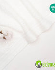 100% Cotton Washcloths Set 13” x 13” | White Towels | Set of 12 Ultra Soft and Highly Absorbent Washcloths Sets for Bathroom, Gym, Hotel, Spa | Machine Washable Face Towel