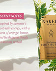 Nakery Skin Toning Body Butter for Women - Firming Body Lotion for Women - Peptide Infused Body Lotion for Crepey & Sagging Skin - Skin Firming Lotion for Neck, Arms & Legs - Summer Rain