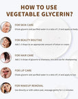 Pure Vegetable Glycerin for Skin,Crafts,Face,Hair Large 16 oz No Palm Oil Natural liquid Glycerine Makeup Remover Body Oils Massage Oil Deeply Moisturizing and Hair Benefits,DIY Beauty Products