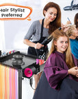 Multi-Function Salon Tray, Salon Rolling Tray cart (with Wheels), Beauty & Hairdressing Tray for Hair Stylist,.Suitable for Tattoo parlors, Hair Salons, Personal Designers.