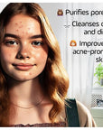 Asepxia Cleansing Bar Baking Soda, Multipack: Deep Skin Cleansing, Acne Fighting with 2% Salicylic Acid, Removes Oil and Dirt, Prevents Imperfections, Suitable for All Skin Types - 4 Oz, 5 Count