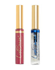 SeneGence LipSense Sassy Z Liquid Lipstick and Glossy Clear Lip Gloss Duo – 18HR Wear, Hydrating, Waterproof, Transfer-Proof