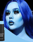 CCbeauty Light Blue Face Paint Stick, Face Painting Kit, Full Coverage SFX Makeup Foundation, Professional Body Paint for Halloween Costume Cosplay Theme Party, For Avatar, Sally Corpse Bride Makeup