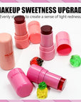 Cooling Water Jelly Tint,Jelly Blush Stick,Long Lasting Milk (B, S)