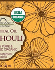 US Organic 100% Pure Patchouli Essential Oil - USDA Certified Organic, Steam Distilled - W/Euro droppers (More Size Variations Available) (30 ml / 1 fl oz)