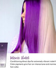 Four Reasons Color Mask INTENSE- Violet – (27 Colors) Intensive Toning Treatment - Color Depositing Conditioner – Semi Permanent Hair Dye for Lightened and Colored Hair– 100% Vegan, 6.76 fl oz