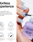 Gellen Baby Blue Gel Nail