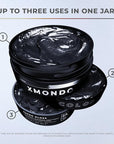 XMONDO Color Blue Black Color Depositing Mask & Semi-Permanent Hair Dye Super Gloss Infused with Bond Boosters for Nourishment, Revitalize & Repair, Vegan Formula, 8 Fl Oz
