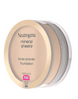 Neutrogena Mineral Sheers Lightweight Loose Powder Makeup Foundation with Vitamins A, C, & E, Sheer to Medium Buildable Coverage, Skin Tone Enhancer, Face Redness Reducer, Natural Beige 60,.19 oz