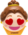 Lip Smacker Disney Beauty And The Beast Belle Emoji Flavored Lip Balm, Belle, Last Rose Petal, Clear, For Kids