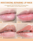 4Pcs Honey Lip Mask Pot, Moisturizing