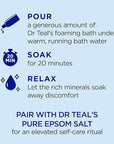 Dr Teal's Foaming Bath with Pure Epsom Salt, Vitamin C & Sleep Blend, 34 fl oz (Pack of 2)