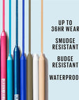 Maybelline TattooStudio Long-Lasting Sharpenable Eyeliner Pencil, Glide on Smooth Gel Pigments with 36 Hour Wear, Waterproof, Striking Navy, 1 Count