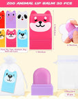 30 Sets Wild Animal Birthday Lip Classroom