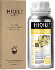 HIQILI 16 Ounces Vanilla Essential Oil, Strong Fragrance for Body Lotion, Candle Making, Soap, Aromatherapy -16 Fl Oz