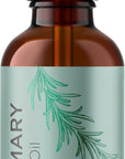 Pure Rosemary Oil for Hair Care - Volumizing Aromatherapy Rosemary Essential Oil for Diffuser Plus Hair Skin and Nail Care - Nourishing Oil for Enhanced Shine and Dry Scalp Care (2oz)