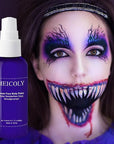 MEICOLY Cream Dark Blue Face Body Paint,2.1Oz Smudge-Proof Face Paint,Water Based Washable Body Paint for Adults and Kids,Halloween SFX for Smurf Mystique Cosplay Avatar Makeup
