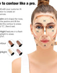 Contour Stick, 2Pcs Dual-Ended Highlighter Makeup Pen & + 03#)