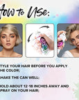 ONE-TIME USE Hair Color Spray